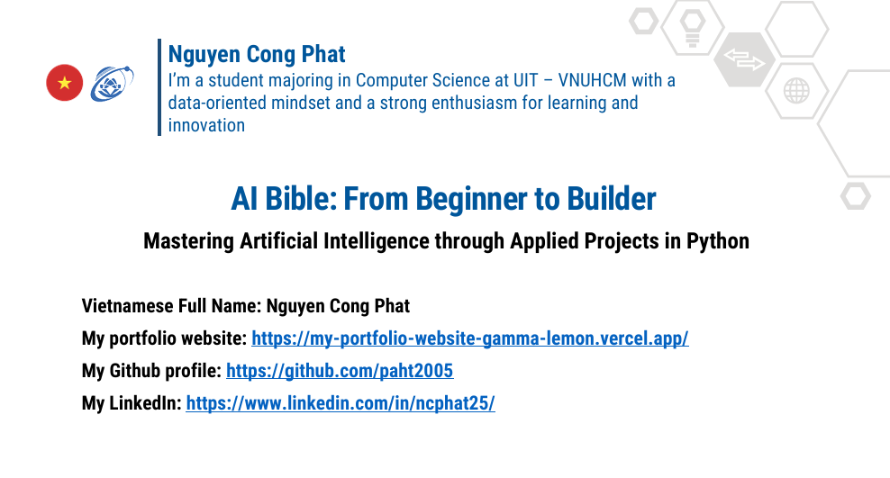 AI Bible: From Beginner to Builder 