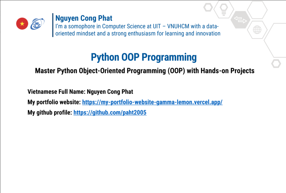 Master Python Object-Oriented Programming (OOP) with Hands-on Projects