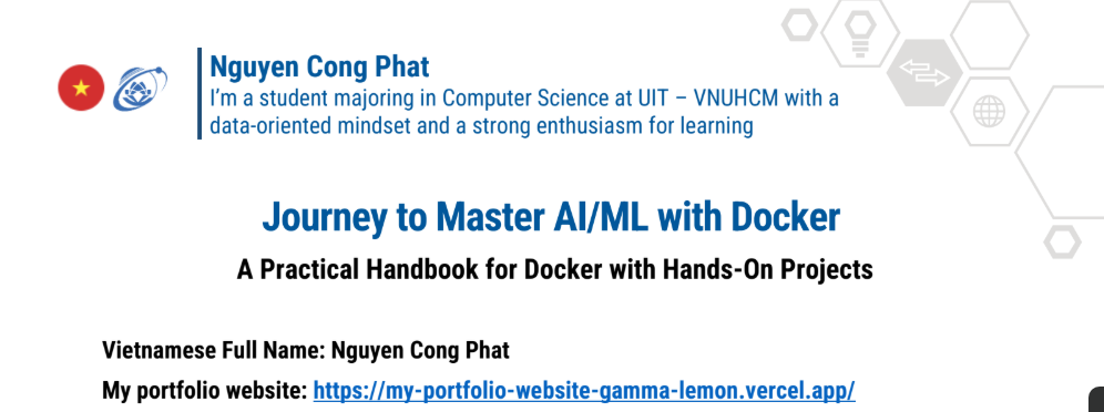 Journey to Master AI/ML with Docker with hands-on Projects