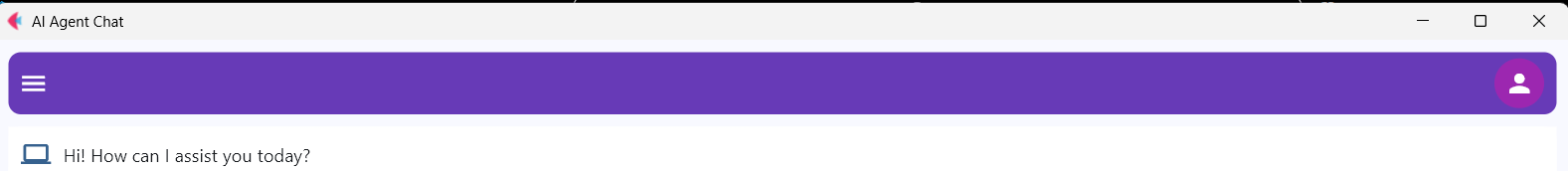 AI Agent Chat — Powered by Ollama, LangChain with Flet UI (Python)